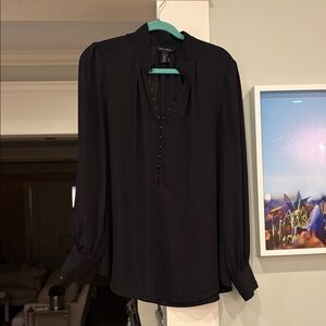 White House Black Market Sheer Blouse